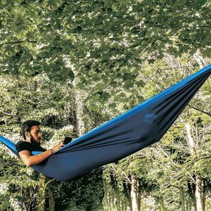 Hidden Wild Double Travel Hammock - Blue